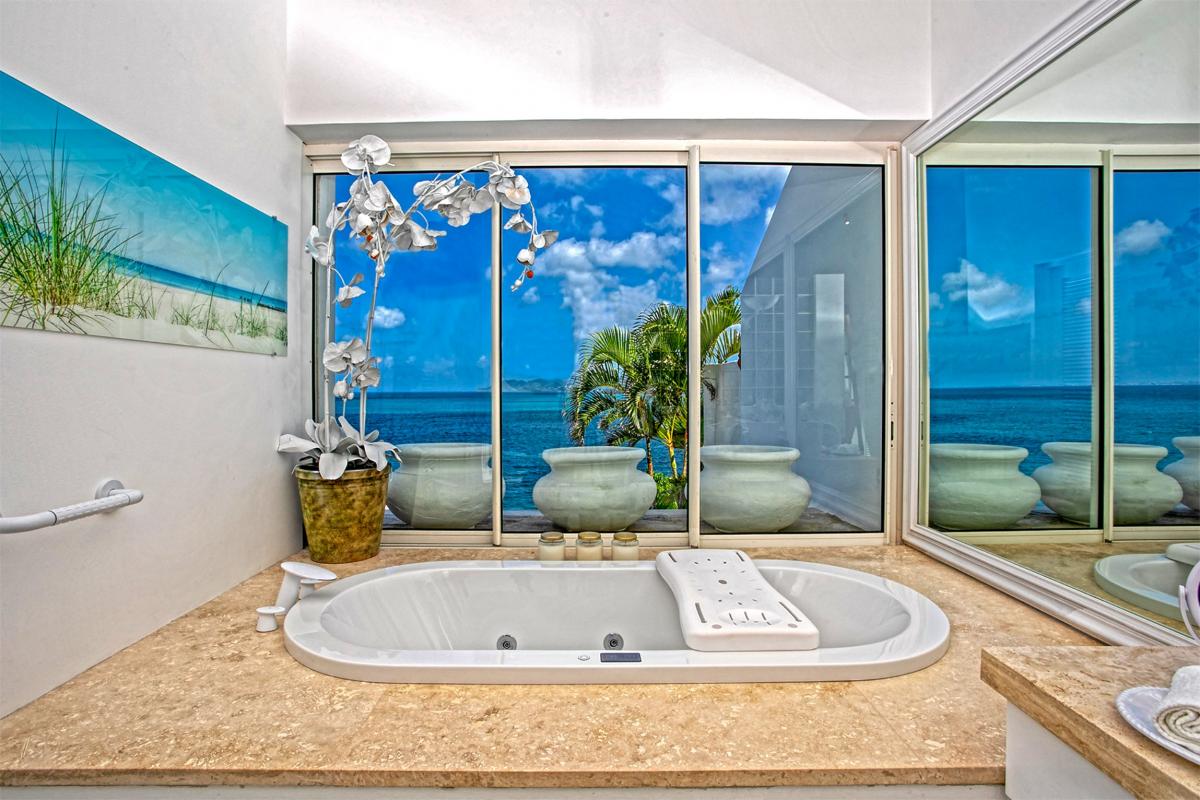 St Martin beachfront luxury villa rental - Bathroom 6